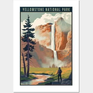 Yellowstone National Park Vintage Poster Posters and Art